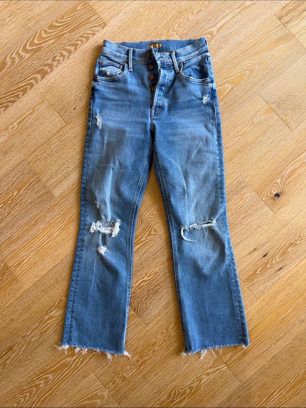 Mother Denim Tripper Ankle Fray